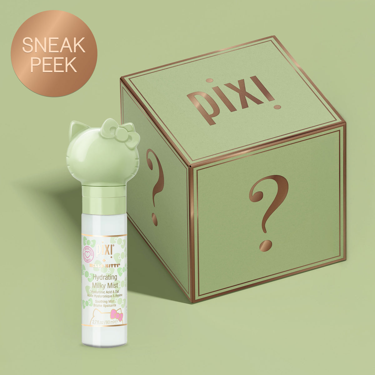 Mystery Box Bundle - Sneak Peek with Pixi + Hello Kitty Hydrating Milky Mist