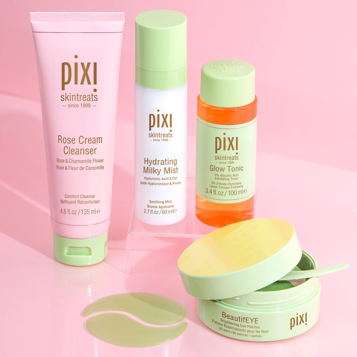 Fresh Start Essential Kit Bundle shown on a pink background